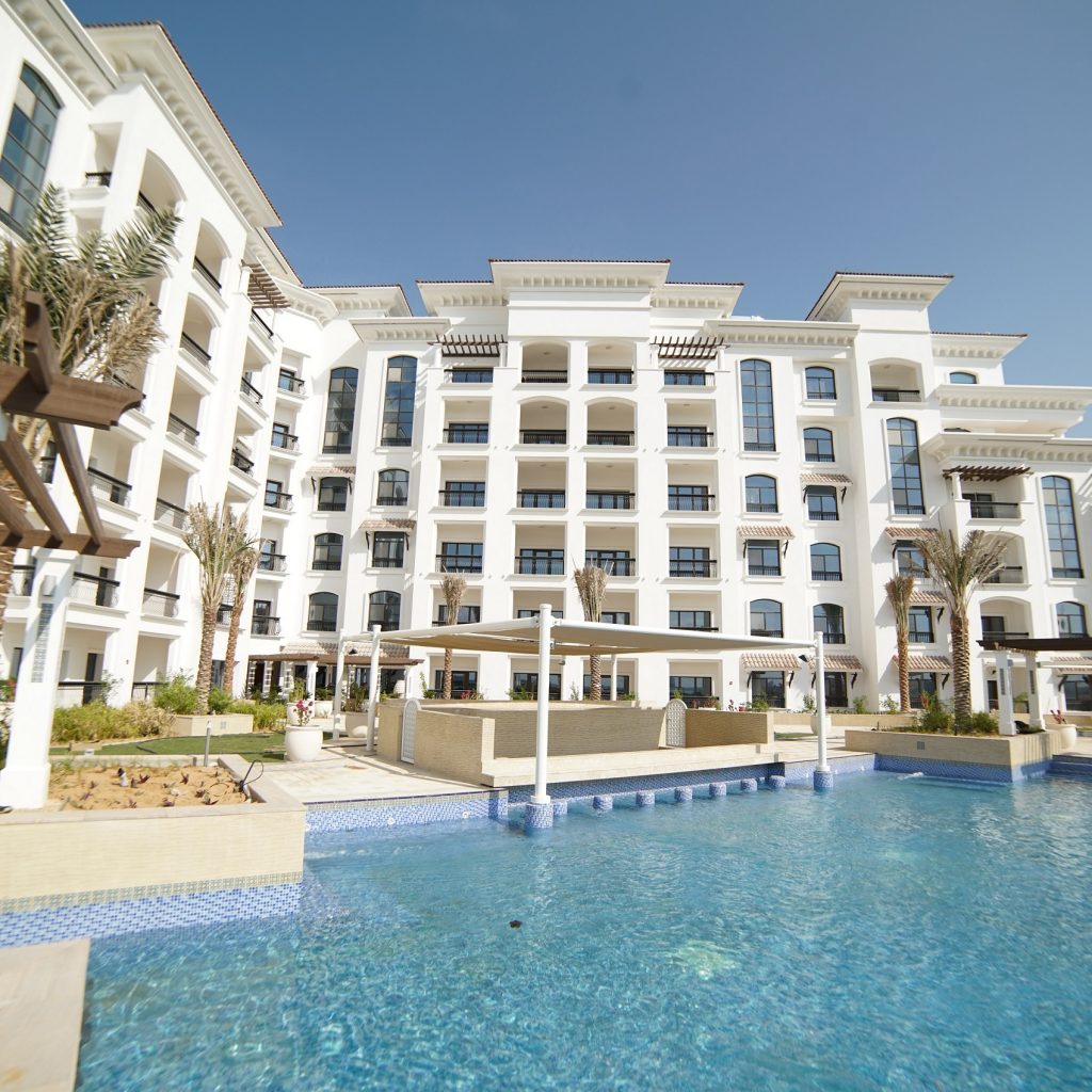Ansam residential development on Yas Island, Abu Dhabi displaying modern architecture, landscaped gardens and pedestrian pathways.jpg