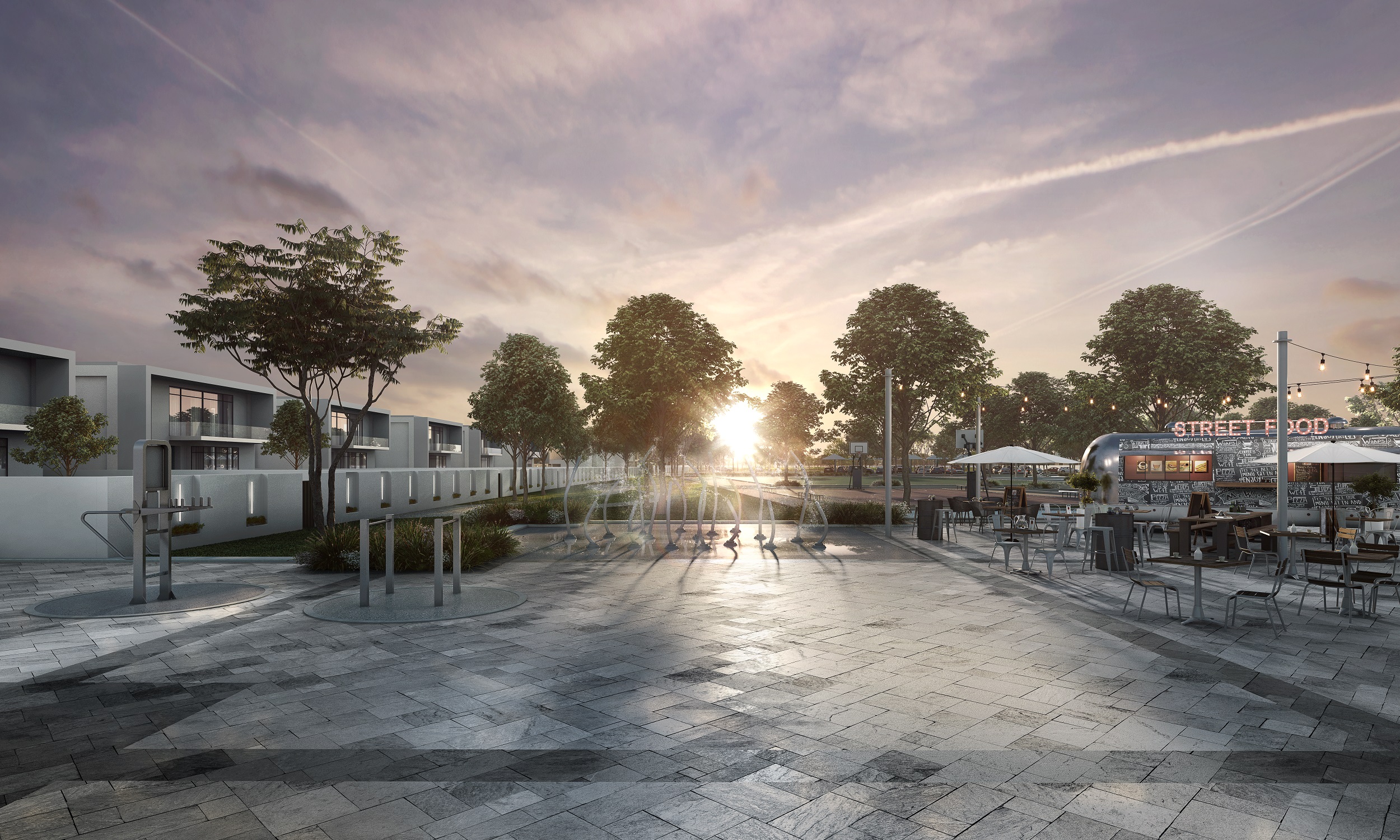 Mosque within LEA by Aldar’s master plan, offering convenient access to spiritual spaces in Yas Island.