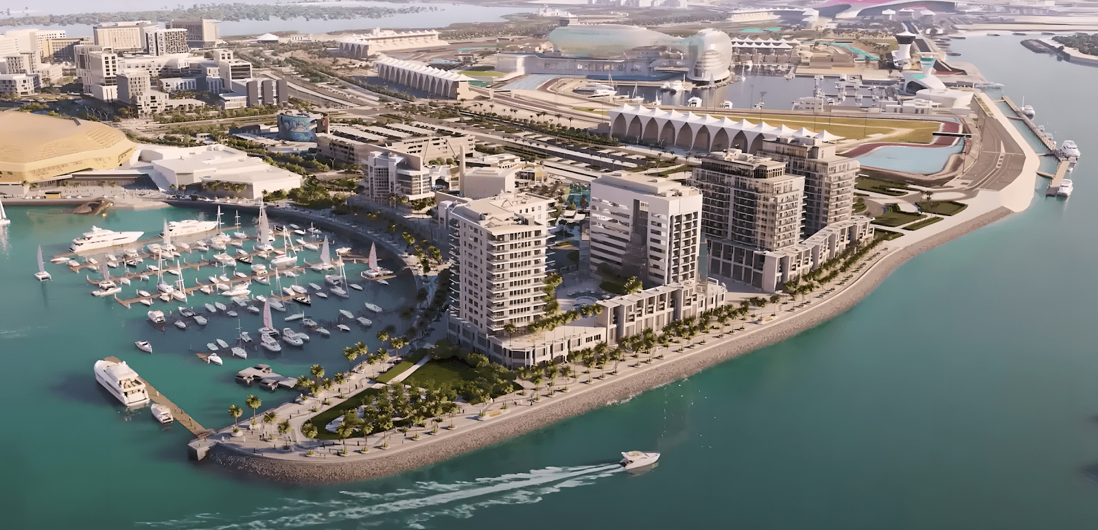 The Bay Residence 2 luxury apartments overlooking Yas Bay waterfront