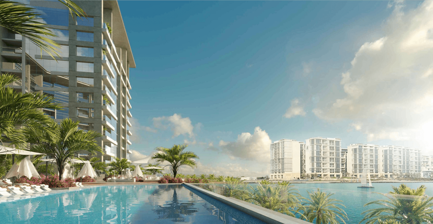 The Bay Residence 2 premium residential exterior in Yas Bay Abu Dhabi