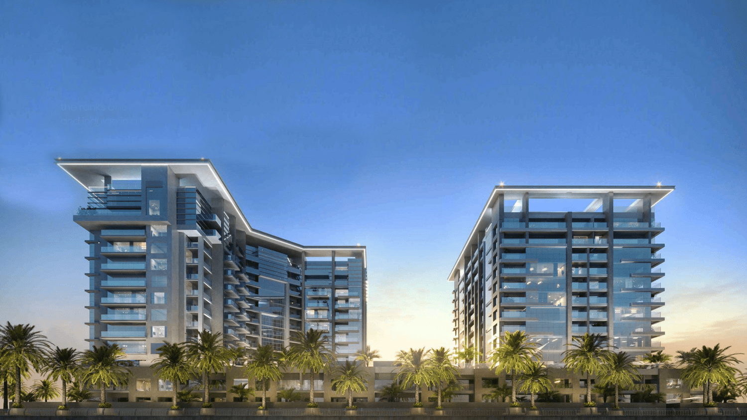 The Bay Residence 2 premium residential exterior in Yas Bay Abu Dhabi