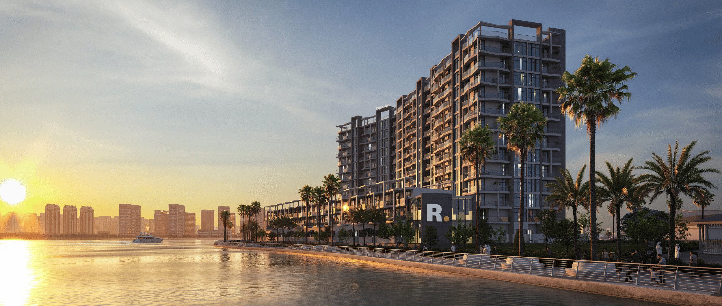 Perla 3 luxury apartments with modern design and waterfront views
